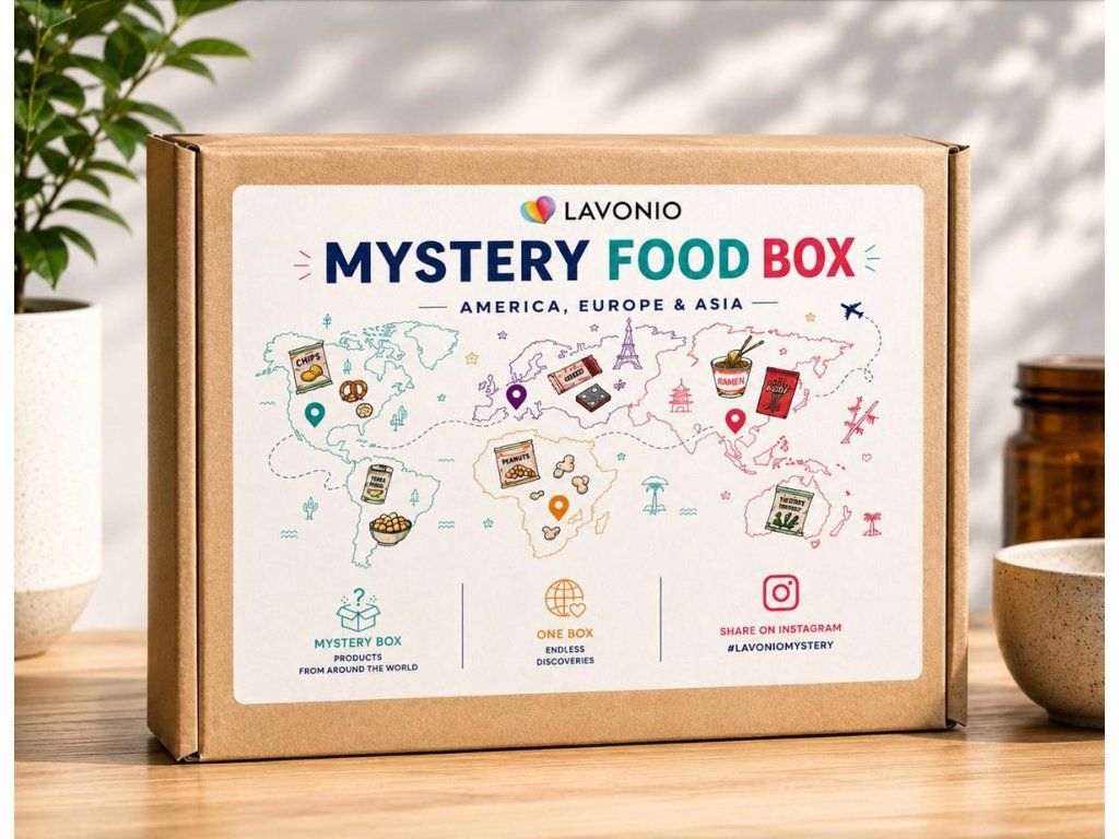 LAVONIO Mystery Food Box – cesta kolem světa